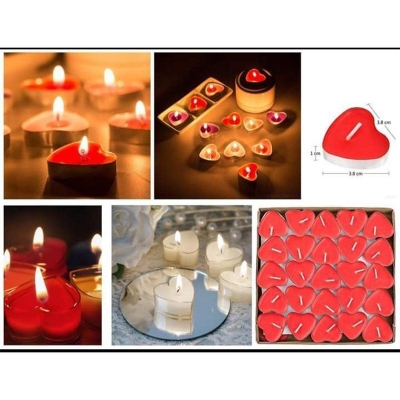 Picture of Love candle 25pc-Red