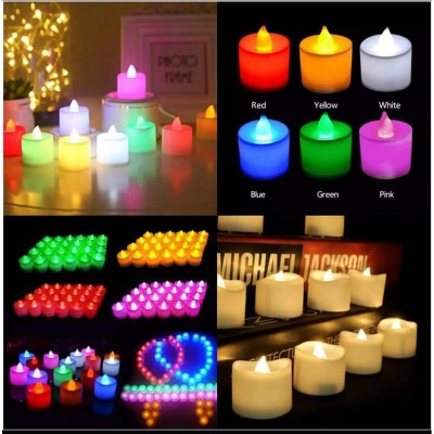 Picture of Led টি লাইট মোমবাতি 4 পিস - strip light-Multicolor