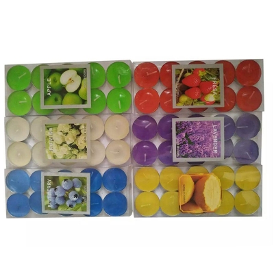 Picture of Tea light scented candle-Multicolor