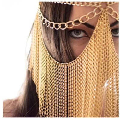 Picture of Ensemble Yourself - Upscale Need - Fabe chain perineum quality fashionable stylish - Sensible - Must Have - Understated Sophistication-Gold