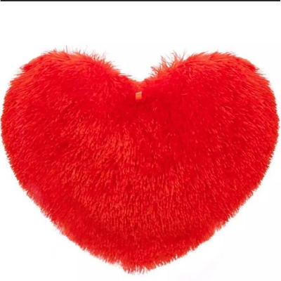 Picture of Love Soft Cushion/Heart Shape Pillow1Heart shape fluffy soft pillow or cushion for Valentine day love Gift-Red