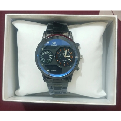 Picture of New Fashionable Stylish analogue Black Hand watches for Boys and Men's-Black