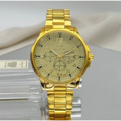 Picture of Golden Watch For Men/Analog Men's Luxury Stainless Steel Watch for Men