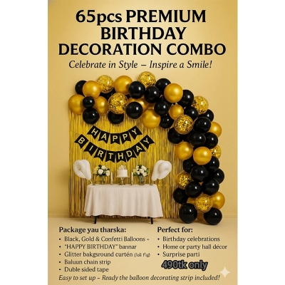 Picture of 65-piece birthday combo set!