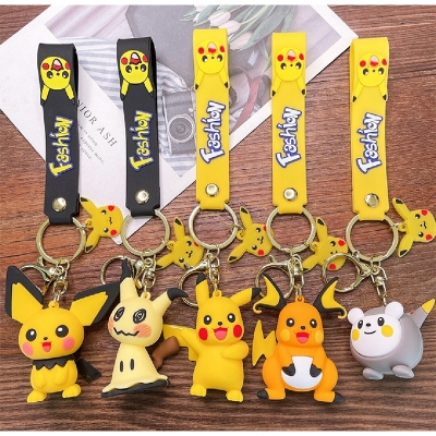 Picture of Pikachu key ring/Pikachu Key Chain Anime Fashion Keychain