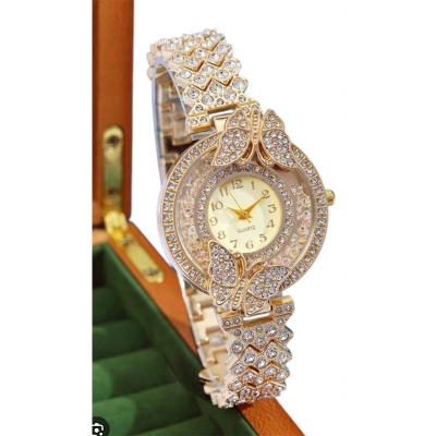 Picture of Beautiful Stunning Analog Butterfly Watch for Ladies/Luxury Exclusive Analog Stone Watch for Ladies