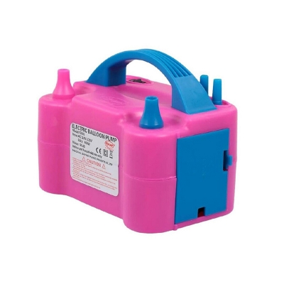Picture of Electric balloon pumper/Electric Balloon Pump with Double Nozzle Inflator Blower Portable Pump for Party, Wedding, Birthday, Promotional Measurements and Festival Decoration-Pink