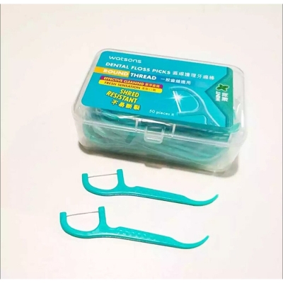Picture of Dental Floss Toothpick 30pcs box/Procare Macromolecule Dental Floss Pick Toothpick Inner dental Cleaner Tooth Picks-Multicolor