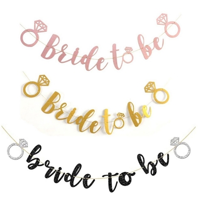 Picture of Ginger ray Bride to be/Bride to be Spiral banner