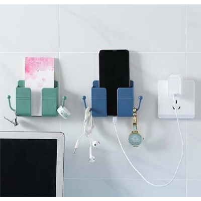 Picture of Multi-function Wall Mounted Organizer Holder, Storage Box, Remote Control, Mobile Phone Plug
