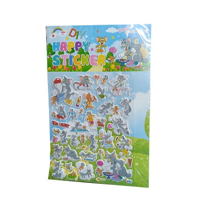 Picture of Sticker for kids-1 pata/3D Cartoon Anime Princess Sticker for Kids Notebook Stickers DIY Scrapboo