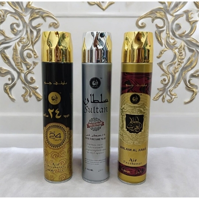 Picture of Ahlam al Arab Air Freshener Spray - Refresh Your Home Indoor Fresh Floral Woody Fragrance -300ml