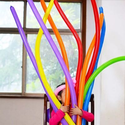 Picture of Magic Long Balloons-10Pc/Animals Twisting Balloons For Animal Kit Birthday Party Decorations - Birthday Decoration-Multicolor