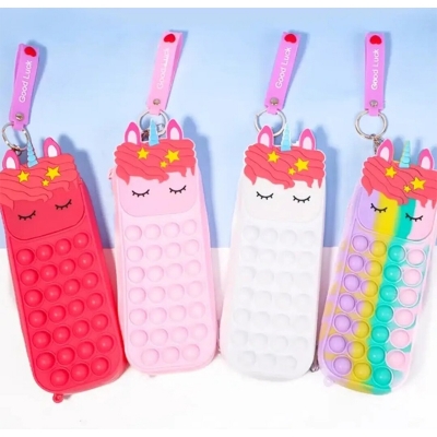 Picture of Pop It bag Pencil Cases Bubble Estuche Unzip Estuches Escolares Pop Cute Pencil Box Bag Kawaii Pencilcase School Supplies Funda-M