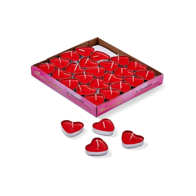 Picture of Love candle-10pc-Red