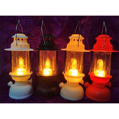 Picture of Hariken Candel Showpiece - 1 pcs/LED Candle Light with Hook Flameless Candle Battery-Operated Hanging Lantern Halloween Party Decoration-Multicolor