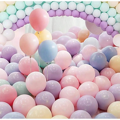 Picture of Pastel balloon-15pc/paste colour balloon 15pcs-Multicolor