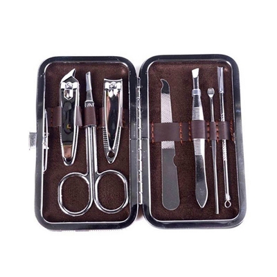 Picture of 7 in 1 Nail Cutter Kit/Mini Manicure Nail Cutter set-Black