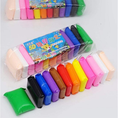 Picture of 12 Colors Soft Super Light Clay Modeling Air Dry Clay For DIY Handmade Toys-Multicolor