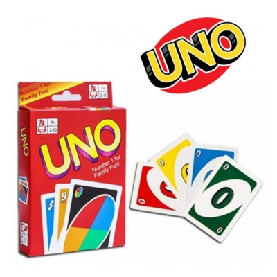 Picture of UNO Card Game Play - Multicolor/Uno Cards Fun Game Pack - 108 Cards-Multicolor