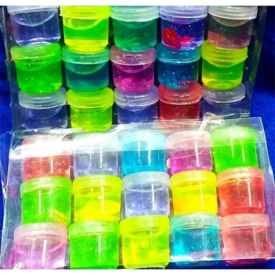 Picture of Small size15 Piece of Slime in 1 Box/Crystal Mud Slime-Multicolor