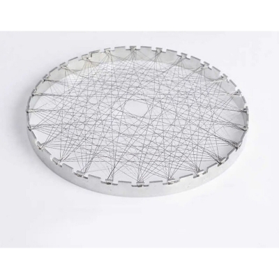 Picture of Over Heating Gas Saving Net for Stove-1pc-Silver