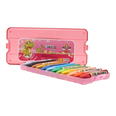 Picture of Oil Pastel/Mom Pencil 12 Pcs/Oil Pastels 12 Color Environmentally Friendly Non-toxic Crayons-Multicolor