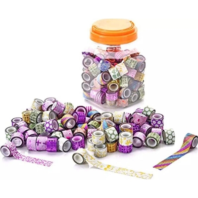 Picture of Mini Washi Tape/Glitter Tape - Small-20pc-Multicolor