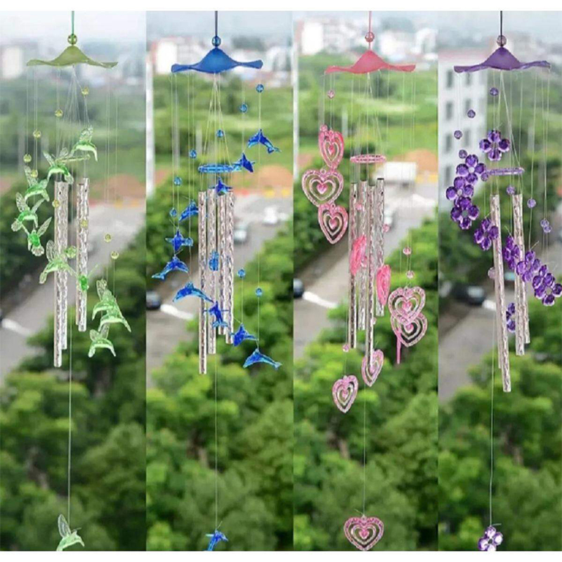 Picture of Wind dell/Door wind bellHome Indoor Decoration Wind Bell Hanging Ornaments Memorial-Multicolor