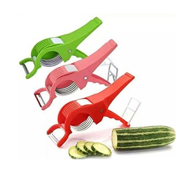 Picture of Vegetable/ Fruit Multi Cutter and Peeler-Multicolor