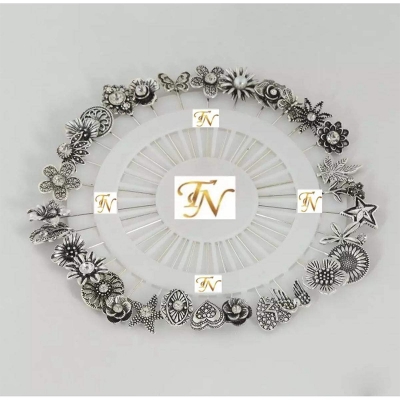 Picture of Steel Hijab Pin-5pc/silver hijab pin/stainless steel Hijab Pin-5pc for Women-Silver