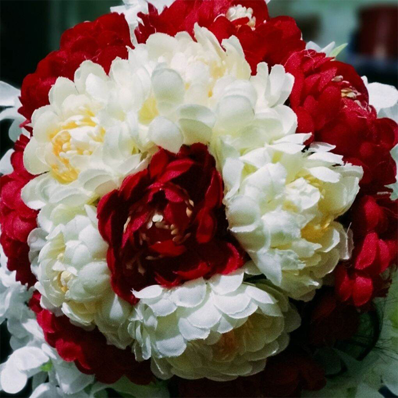 Picture of Flower khopa/Artificial flower khopa/Bride khopa ful/Fuler khopa-White