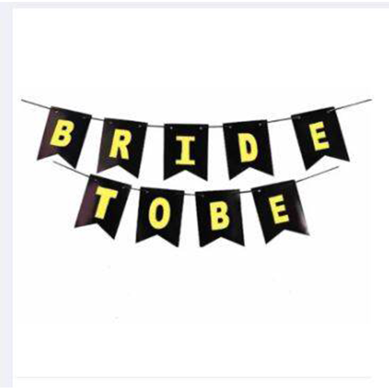 Picture of Bride to be banner/bride to be card banner/birde party card banner-Pink