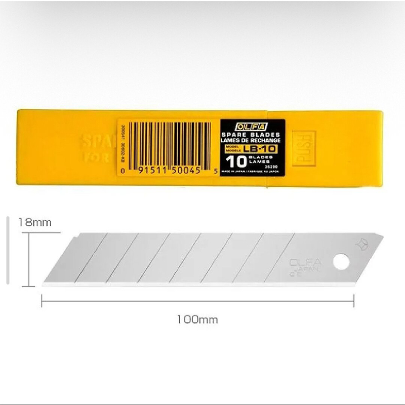 Picture of Anti Cutter Blade Big Size 1 box-10Pcs/Big size anti cutter blade-Silver