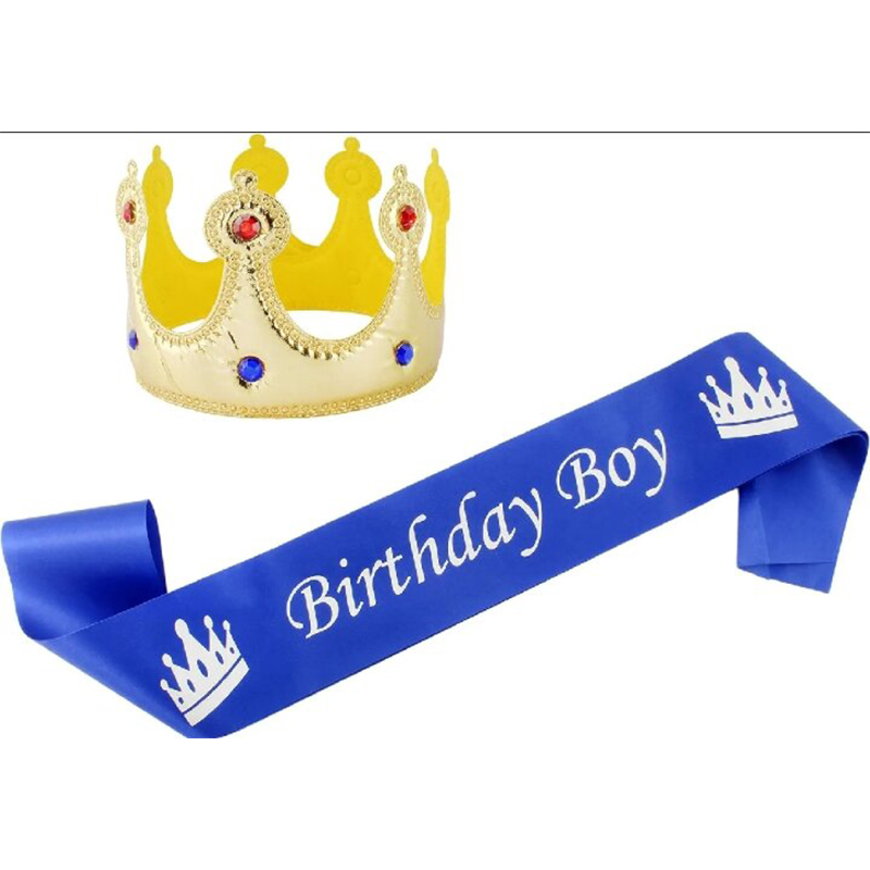 Picture of Birthday Boy Sash For Birthday-Blue