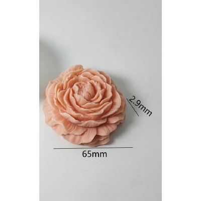 Picture of Elegant Floral Design peony candle-1pc