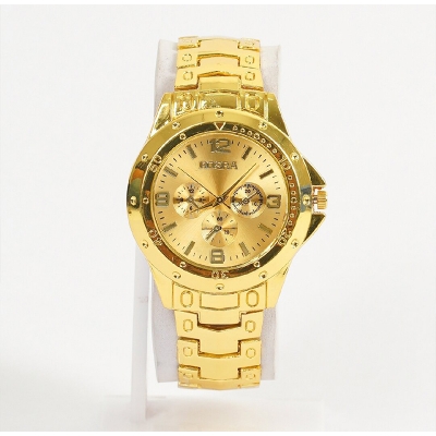Picture of Analog Men's Luxury Stainless Steel Watch for Men GOLDEN - Watch For Men-Gold