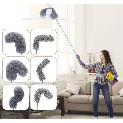 Picture of Bendable Feather Duster with Extra Long Extendable Microfiber Duster/Car Furniture Gap Cleaning Brush Dust Removal Tool-Gadget Biz