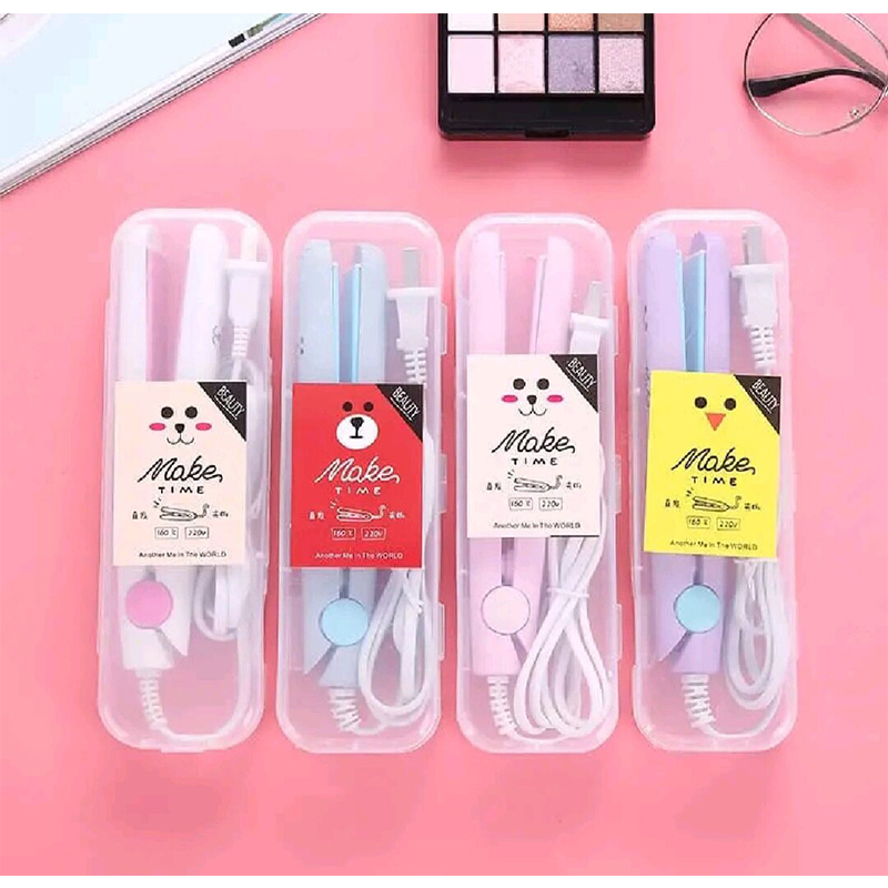 Picture of Mini Hair Straightener Multicolor - Hair Straightener/Household Parsonal Use Travel Beauty Salon Electric Portable Mini Hair Straightener-Multicolor