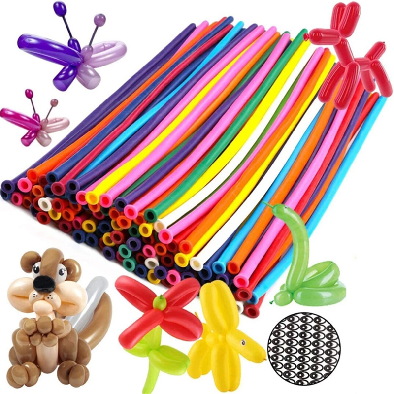 Picture of Magic Long Balloons-10Pc/Animals Twisting Balloons For Animal Kit Birthday Party Decorations - Birthday Decoration-Multicolor