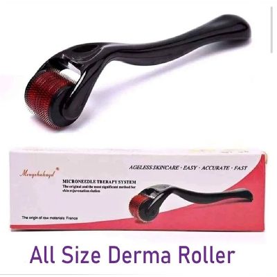 Picture of Derma Roller 0.5 mm Professional Titanium Microneedle Derma Roller Hair Regrowth Acne Scars Anti-aging Skin Therapy Dermatology System - 5MMDR