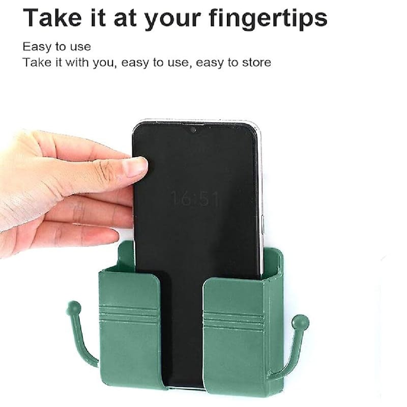Picture of Multi-function Wall Mounted Organizer Holder, Storage Box, Remote Control, Mobile Phone Plug