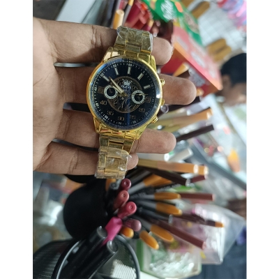 Picture of Golden Watch For Men/Analog Men's Luxury Stainless Steel Watch for Men