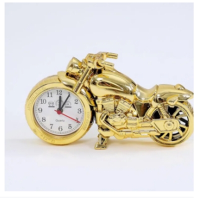 Picture of Motorcycle Design Classic Vintage Style Retro Alarm Clock Desk desktop Table Clock For Home Office Decoration