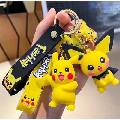 Picture of Pikachu key ring/Pikachu Key Chain Anime Fashion Keychain