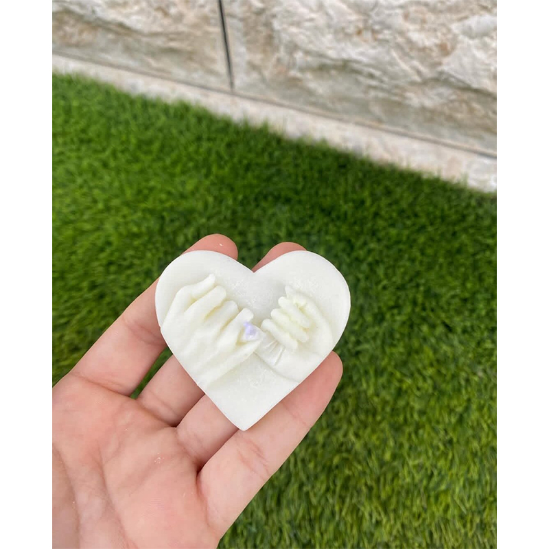 Picture of Pinky promise candle/Hands Holding Candle small size Romantic Gift for Valentines Day