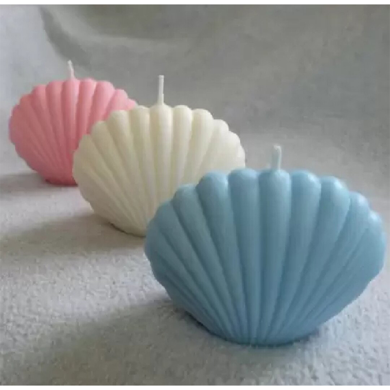 Picture of Seashell cute candle for home decor candle night dinner home Large - 1pcs/Seashell samock Candles 1 piece