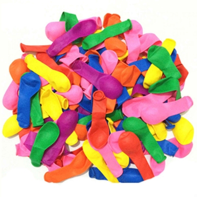 Picture of 100 pcs balloons + balloon pumper/balloon and pumper set/buy one balloon pumper get 100 pcs balloons free-Multicolor