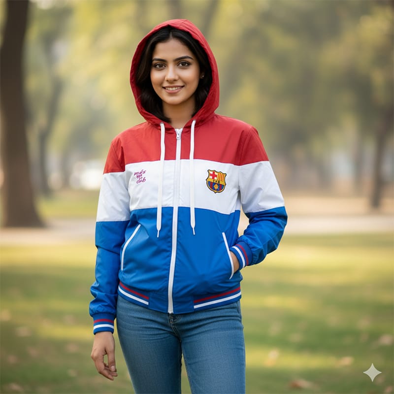 Picture of Double part Hoodie Jacket for Girls | Stylish Ladies Hoodie | Comfortable Women’s Casual Zip-Up | Soft & Trendy Winter Wear | Premium Quality Hoodie Jacket for Daily Use | Fashionable & Warm Outerwear for Women