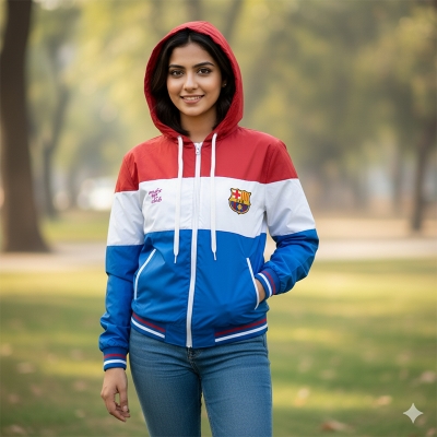Picture of Double part Hoodie Jacket for Girls | Stylish Ladies Hoodie | Comfortable Women’s Casual Zip-Up | Soft & Trendy Winter Wear | Premium Quality Hoodie Jacket for Daily Use | Fashionable & Warm Outerwear for Women